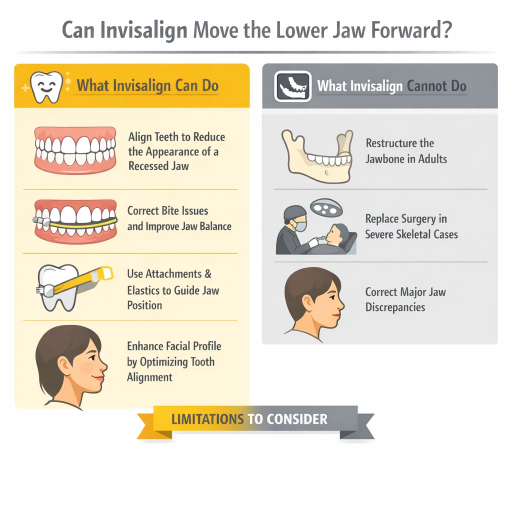 can invisalign move the lower jaw forward